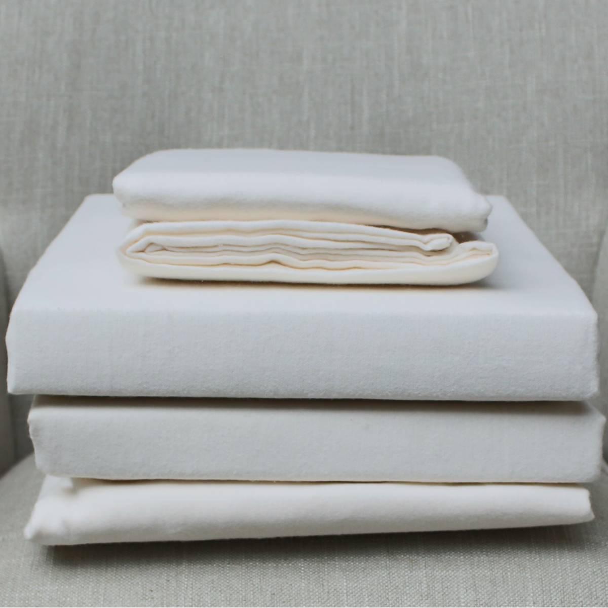 Brushed Cotton Plain Bedding Flat Sheets