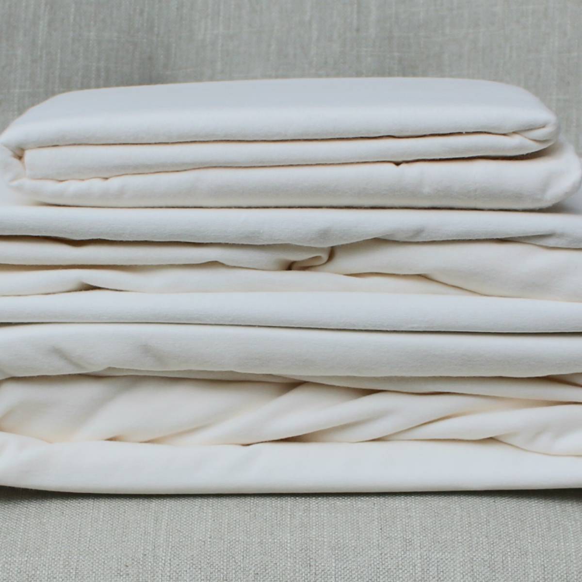 Brushed Cotton Plain Bedding Flat Sheets